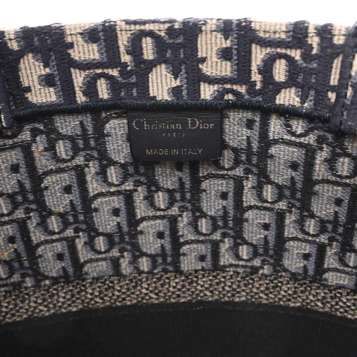 Oblique Book Tote Blue Multicolor