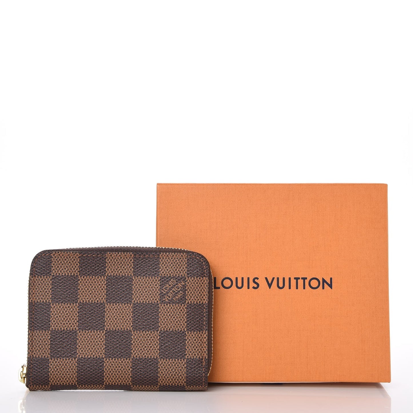 Damier Ebene Zippy Coin Purse