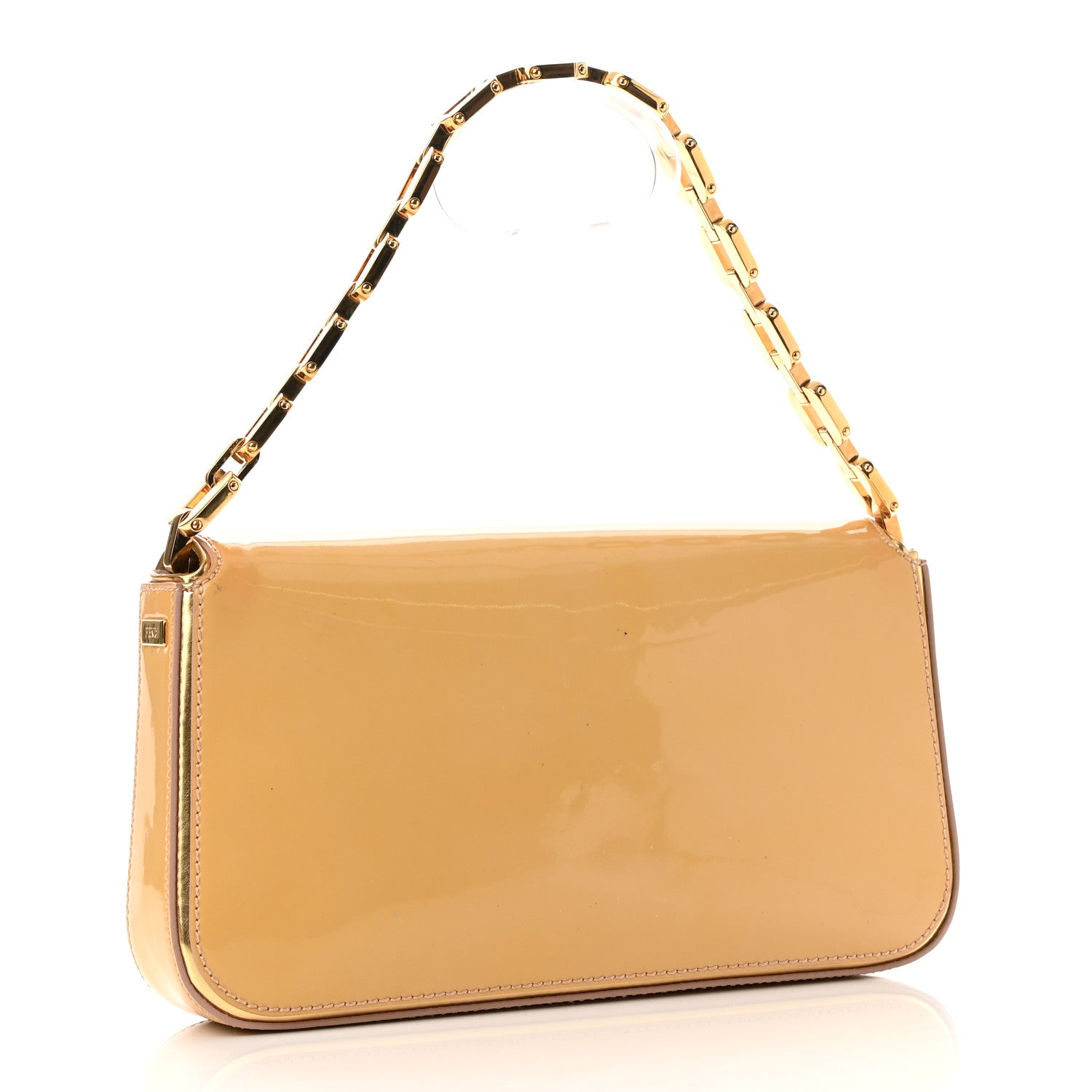 Fendi Vernice Chain Handle Baguette Make Up 2 of 15