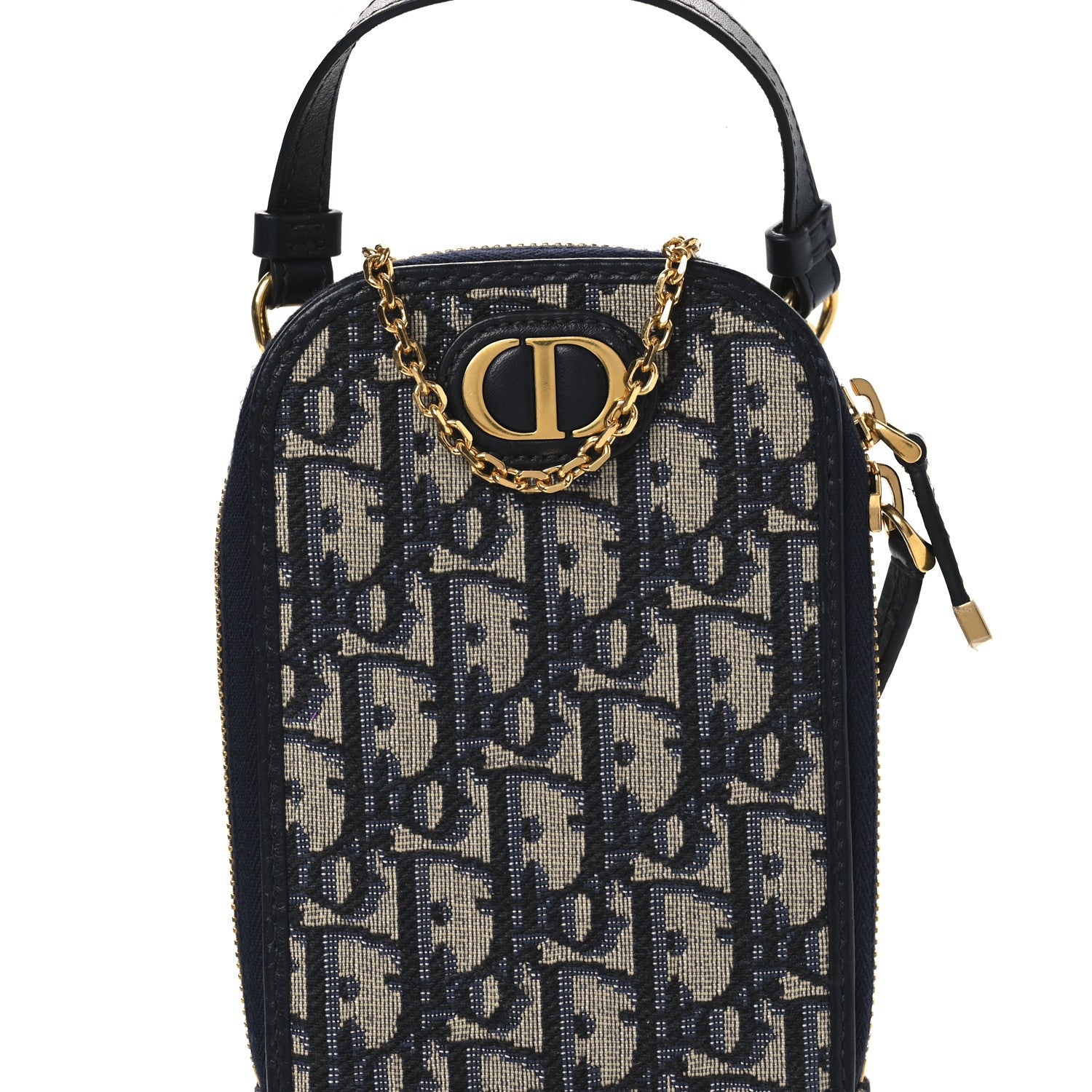 Christian Dior Oblique 30 Montaigne Phone Holder Blue 8 of 11
