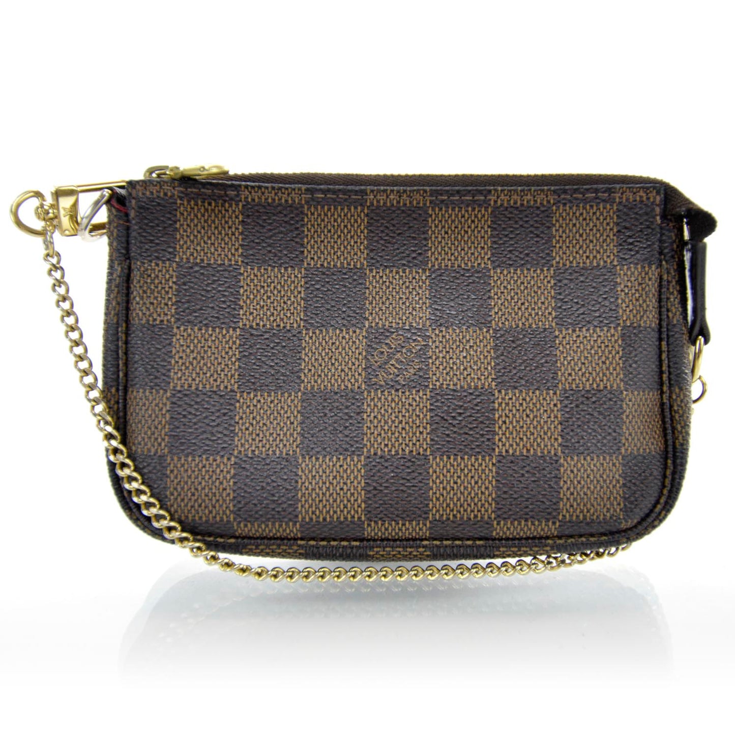 Damier Ebene Mini Pochette Accessories Bag