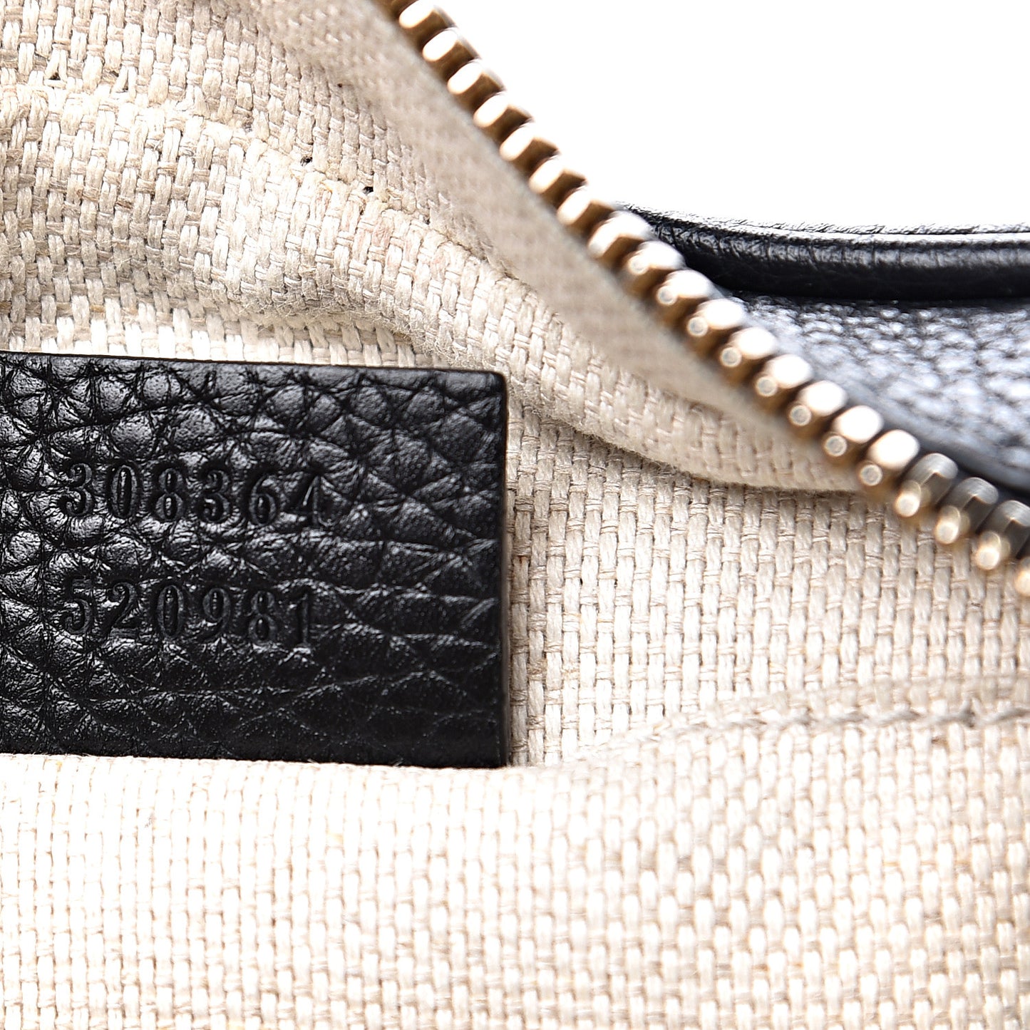 Pebbled Calfskin Small Soho Disco Bag Black