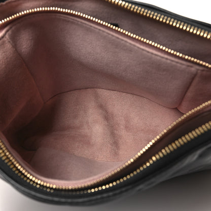 Louis Vuitton Lambskin Embossed Monogram Coussin PM Black 6 of 11
