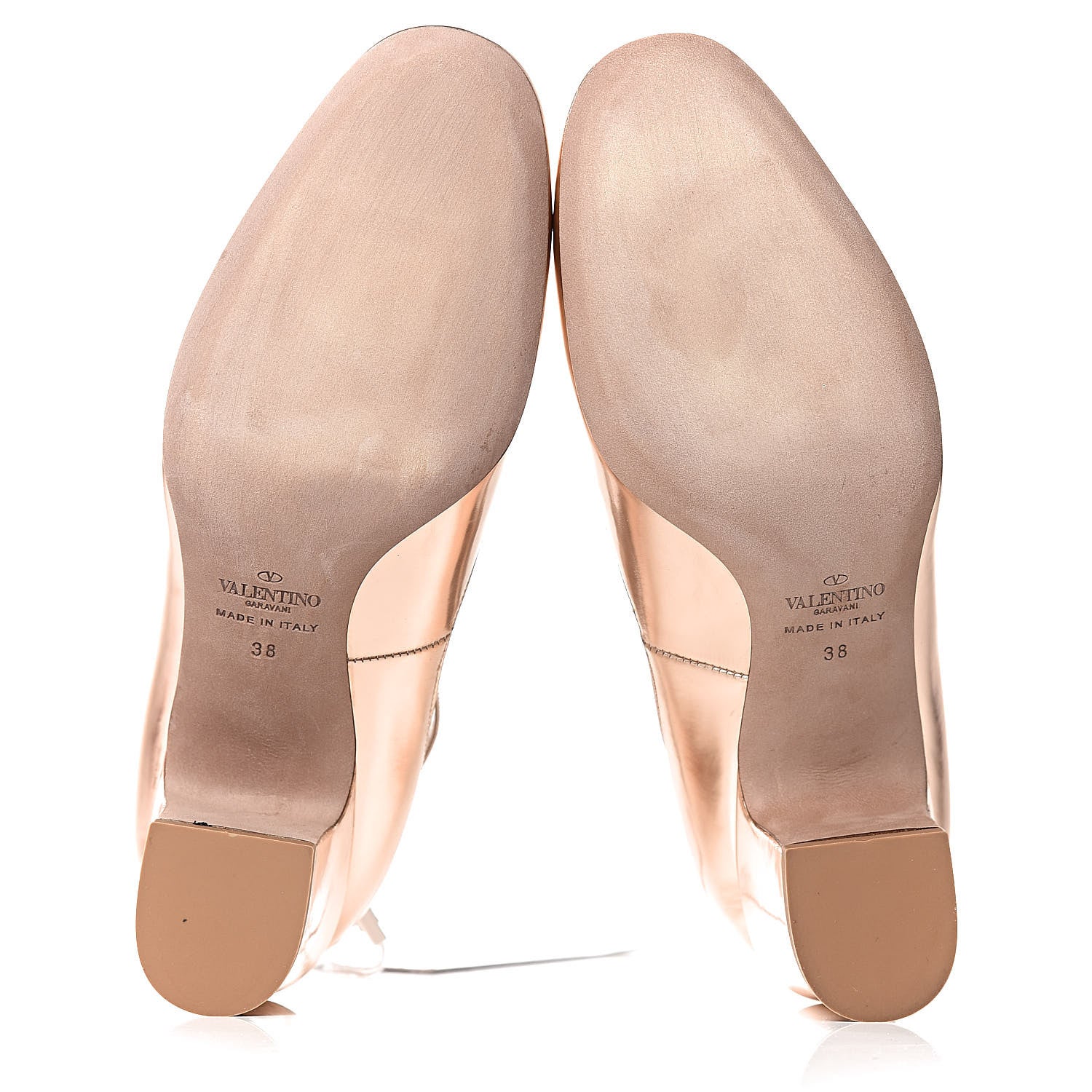 Valentino Garavani Metallic Nappa Tan-Go Mary Jane 60mm Pumps 38 Soft Noisette 5 of 11