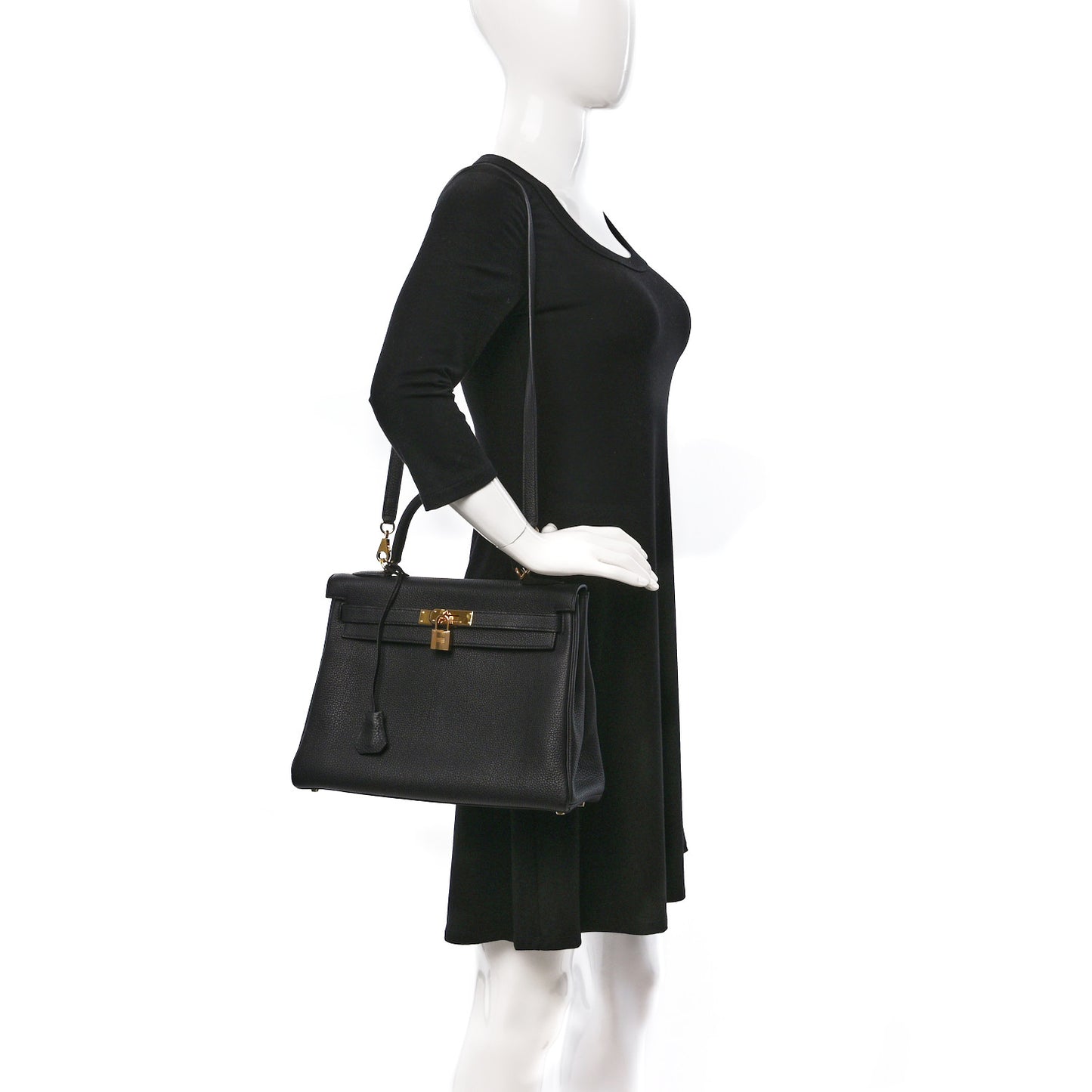 Togo Kelly Retourne 32 Black
