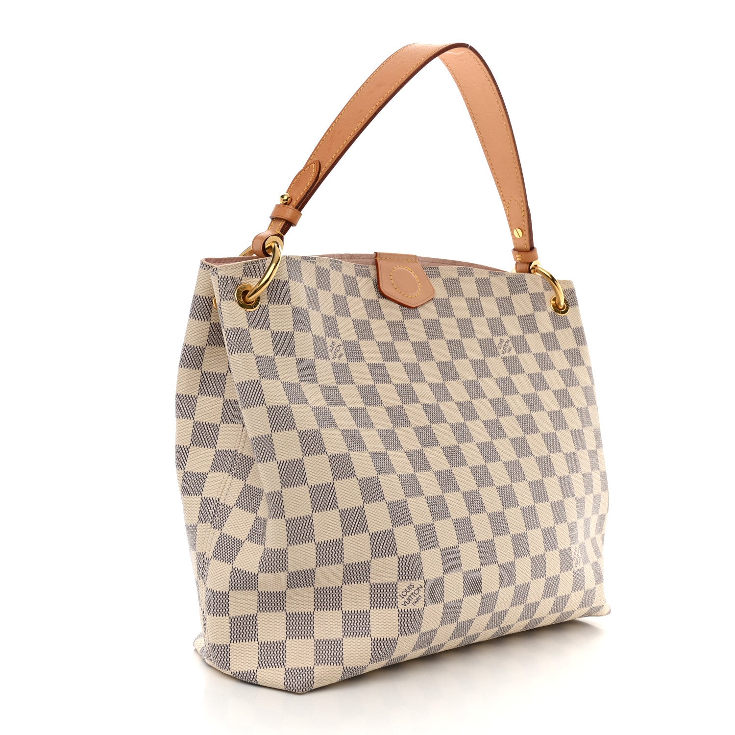 Louis Vuitton Damier Azur Graceful PM Rose Ballerine 3 of 11