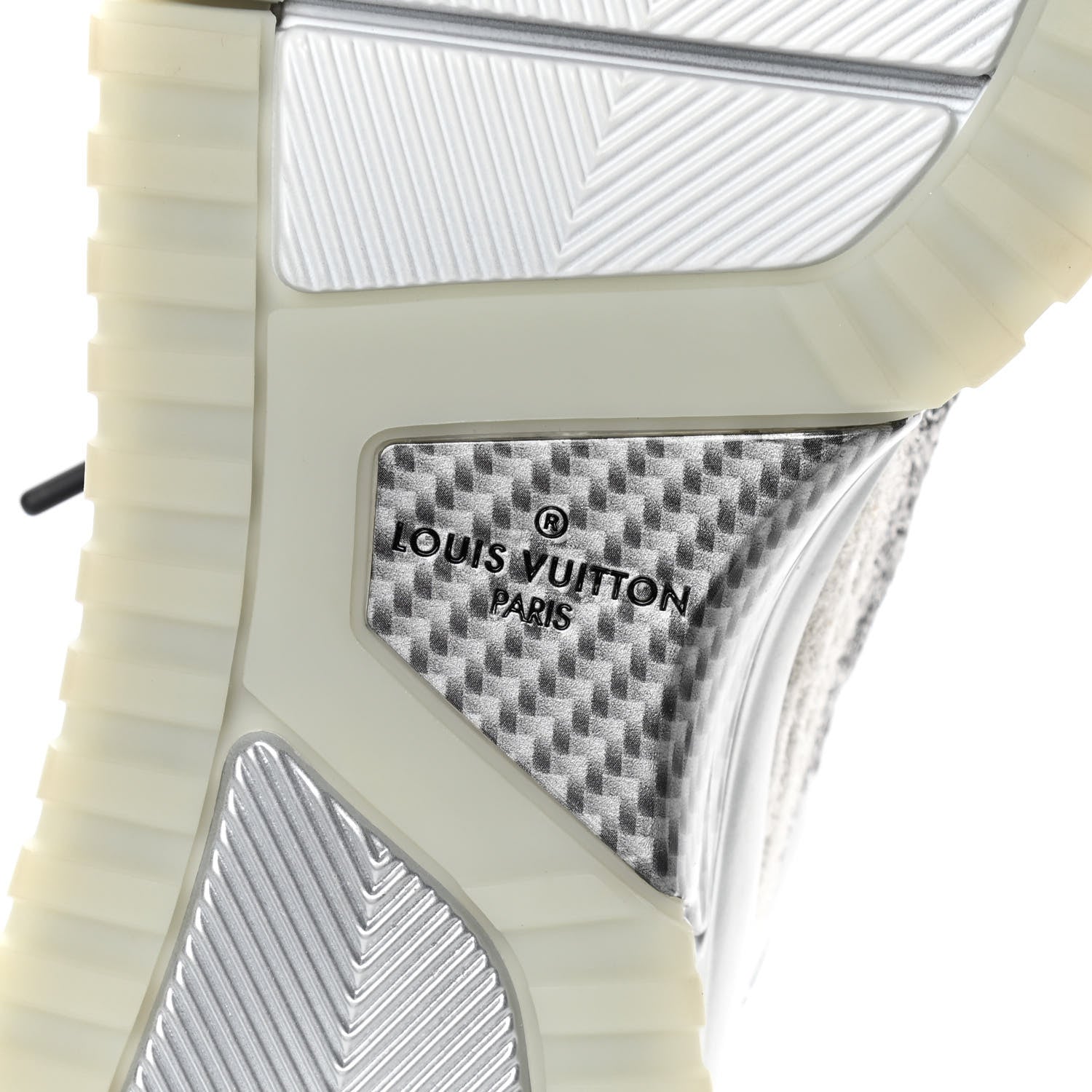 Louis Vuitton Technical Knit Mens V.N.R Sneakers 8 Silver 8 of 12