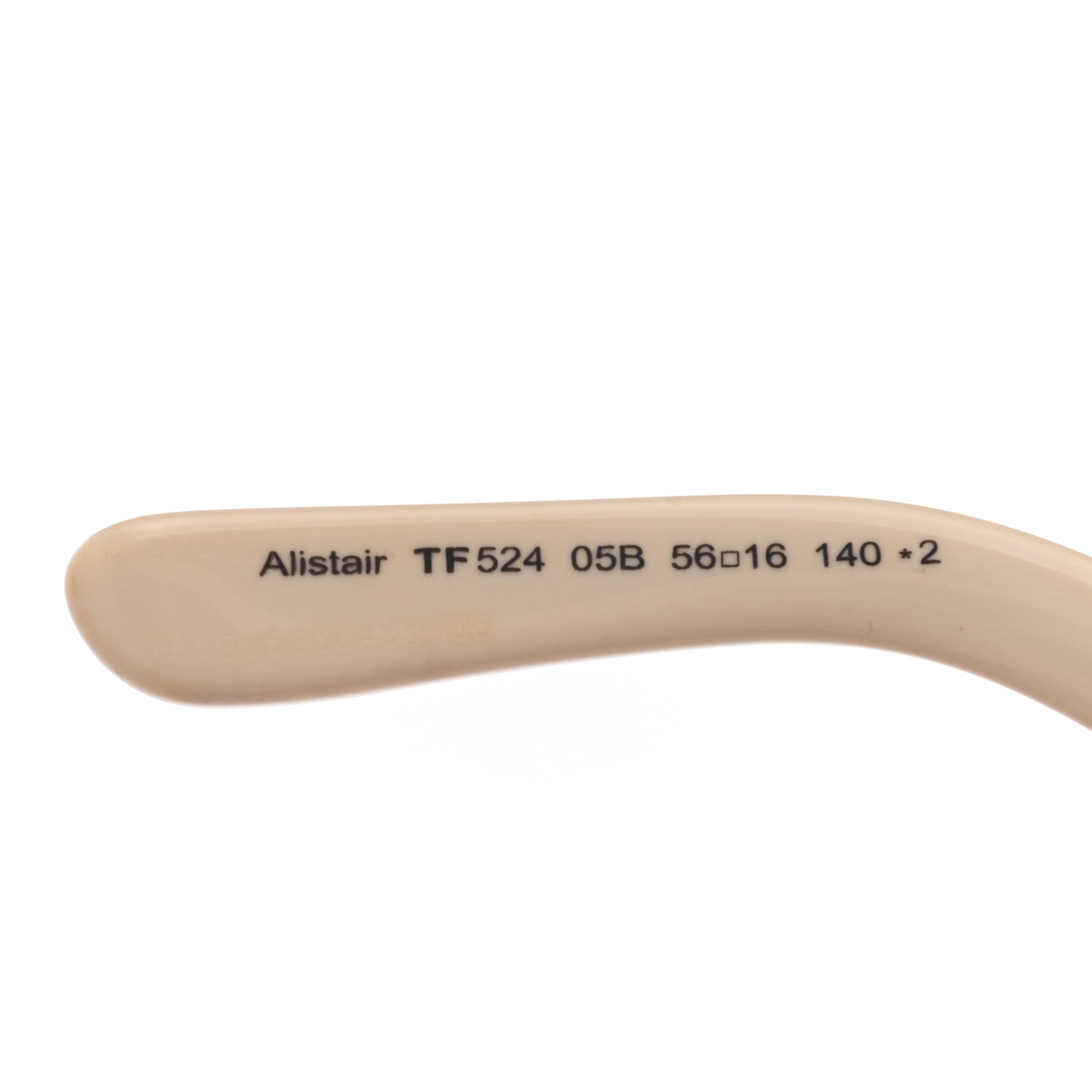 Tom Ford Acetate Alistair Cat Eye Sunglasses TF524 Black Beige 7 of 9