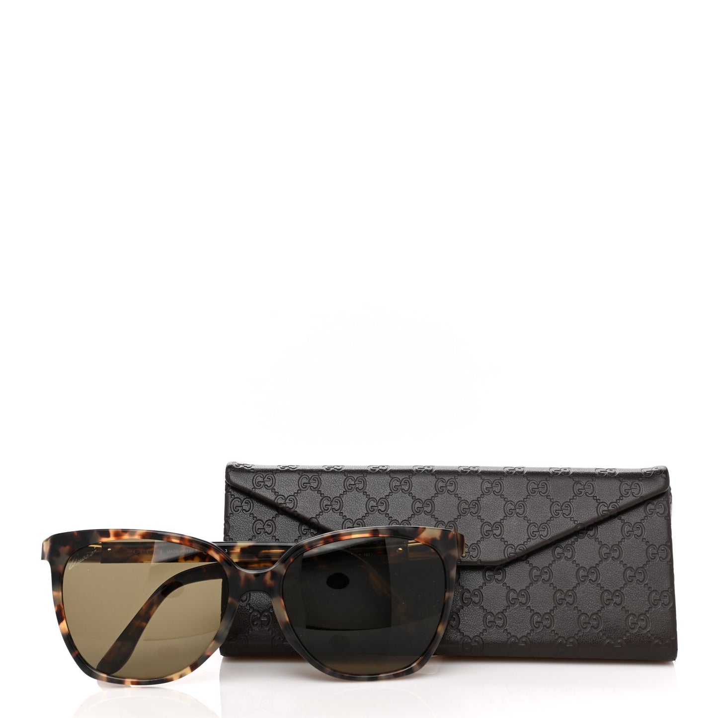 Tortoise Shell Oversized Sunglasses GG 3502/S