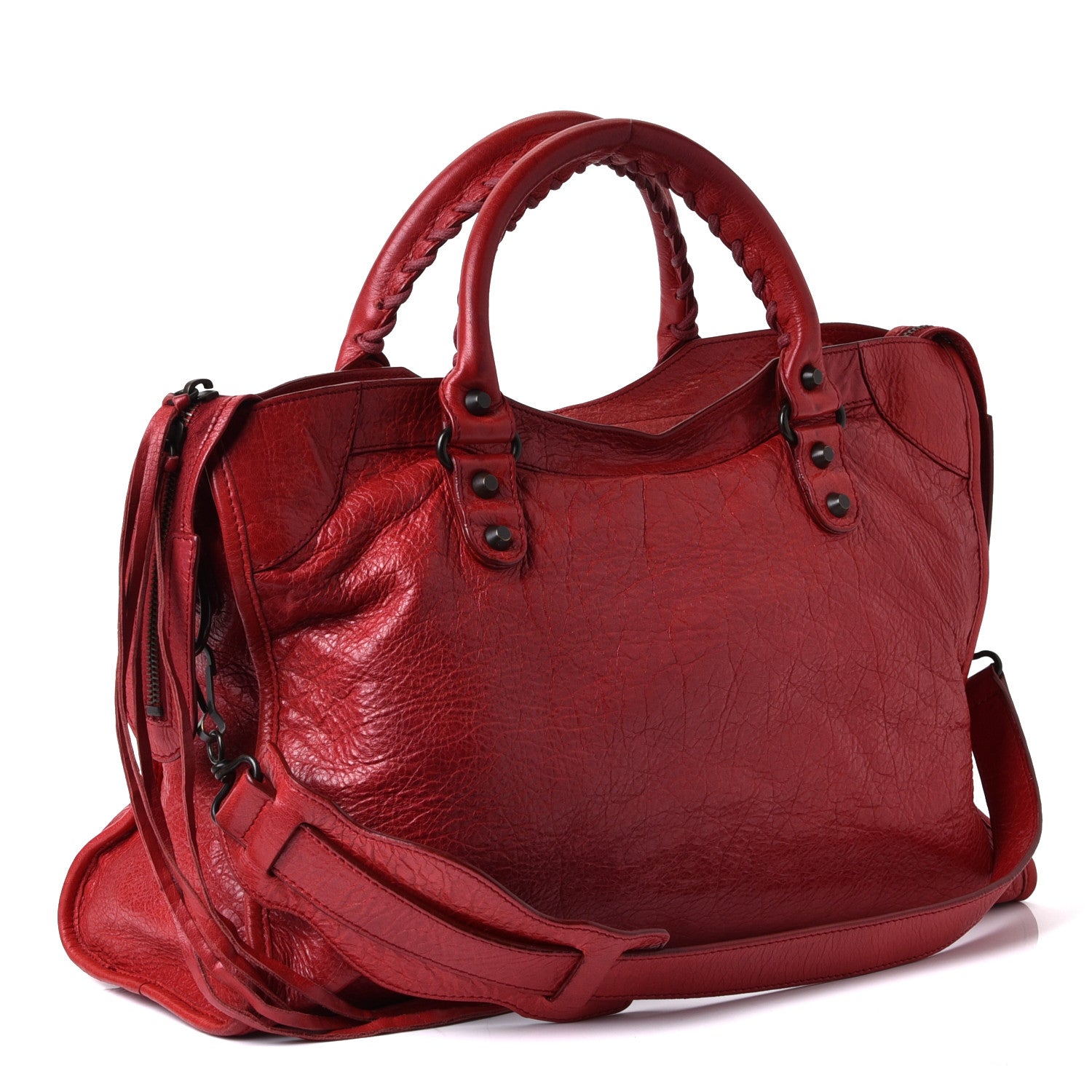 Balenciaga Agneau Classic Hardware City Rouge Cardinal 3 of 10