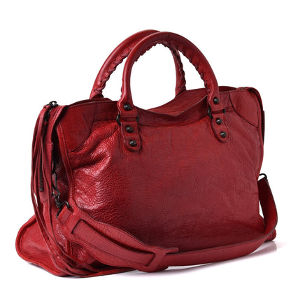 Balenciaga Agneau Classic Hardware City Rouge Cardinal 3 of 10