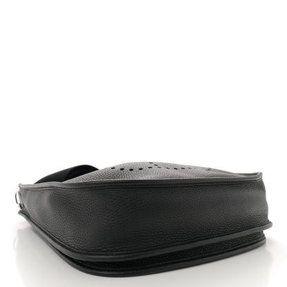 Hermes Taurillon Clemence Evelyne III PM Black 4 of 11