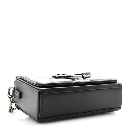 Christian Dior Lambskin Maxi Cannage Small 30 Montaigne Chain Top Handle Bag Black 4 of 10