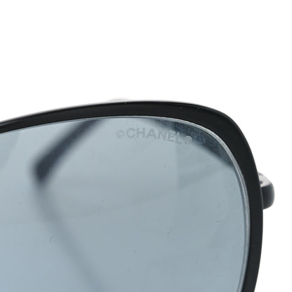 Chanel Pilot Summer Aviator Sunglasses 4223 Black 5 of 8