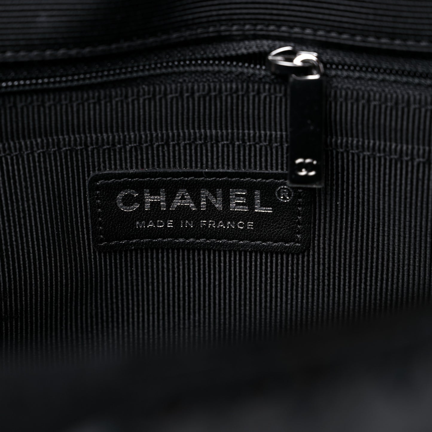 Tweed Patchwork Jumbo Single Flap Black