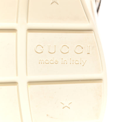 Gucci Maxi GG Supreme Monogram Gucci 100 Womens Rhyton Sneakers 38 Beige Ebony 6 of 9