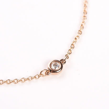 Tiffany 18K Rose Gold Diamond .09ctw Elsa Peretti Diamonds by the Yard Bracelet 3 of 12
