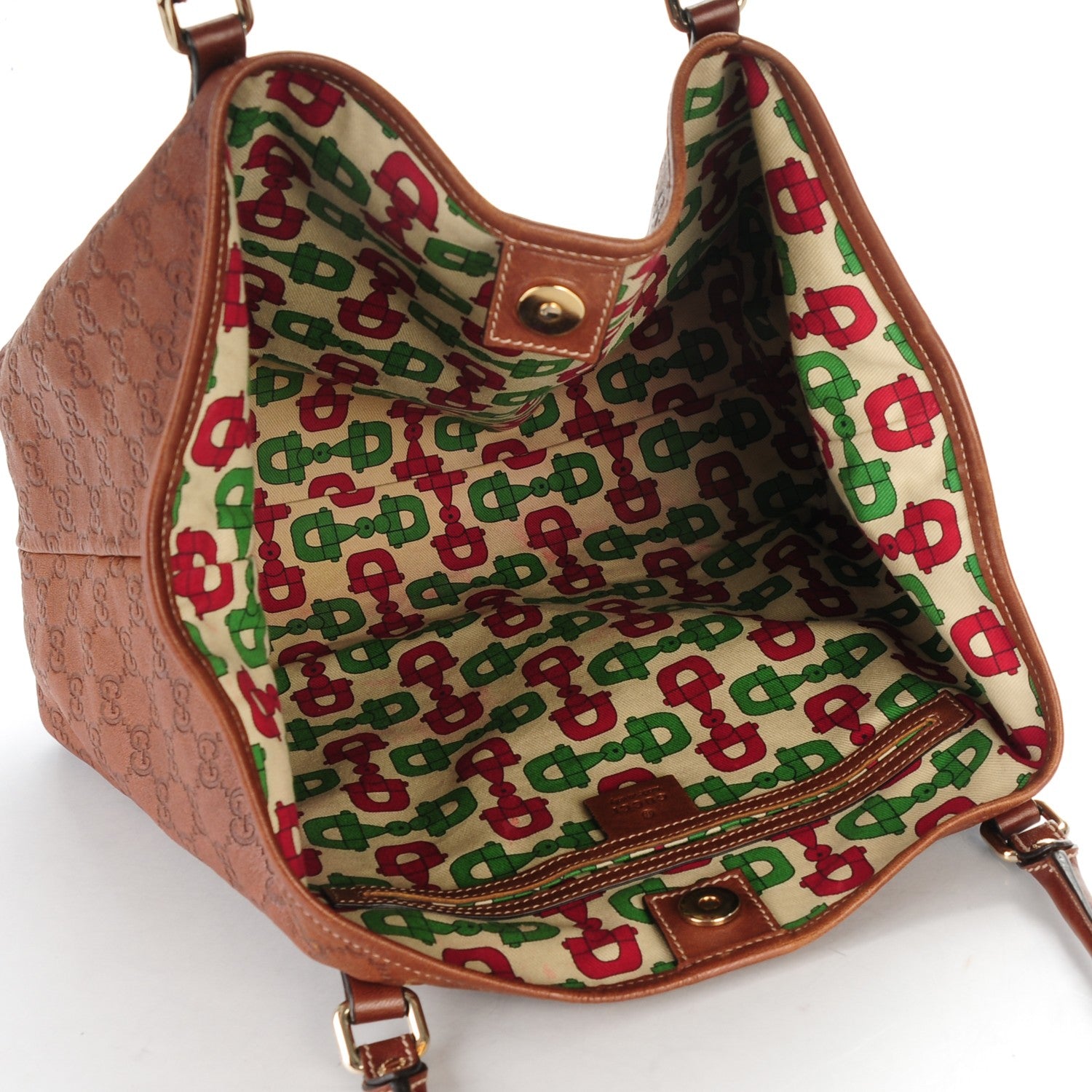 Gucci Guccissima Medium Joy Tote Brown 5 of 9