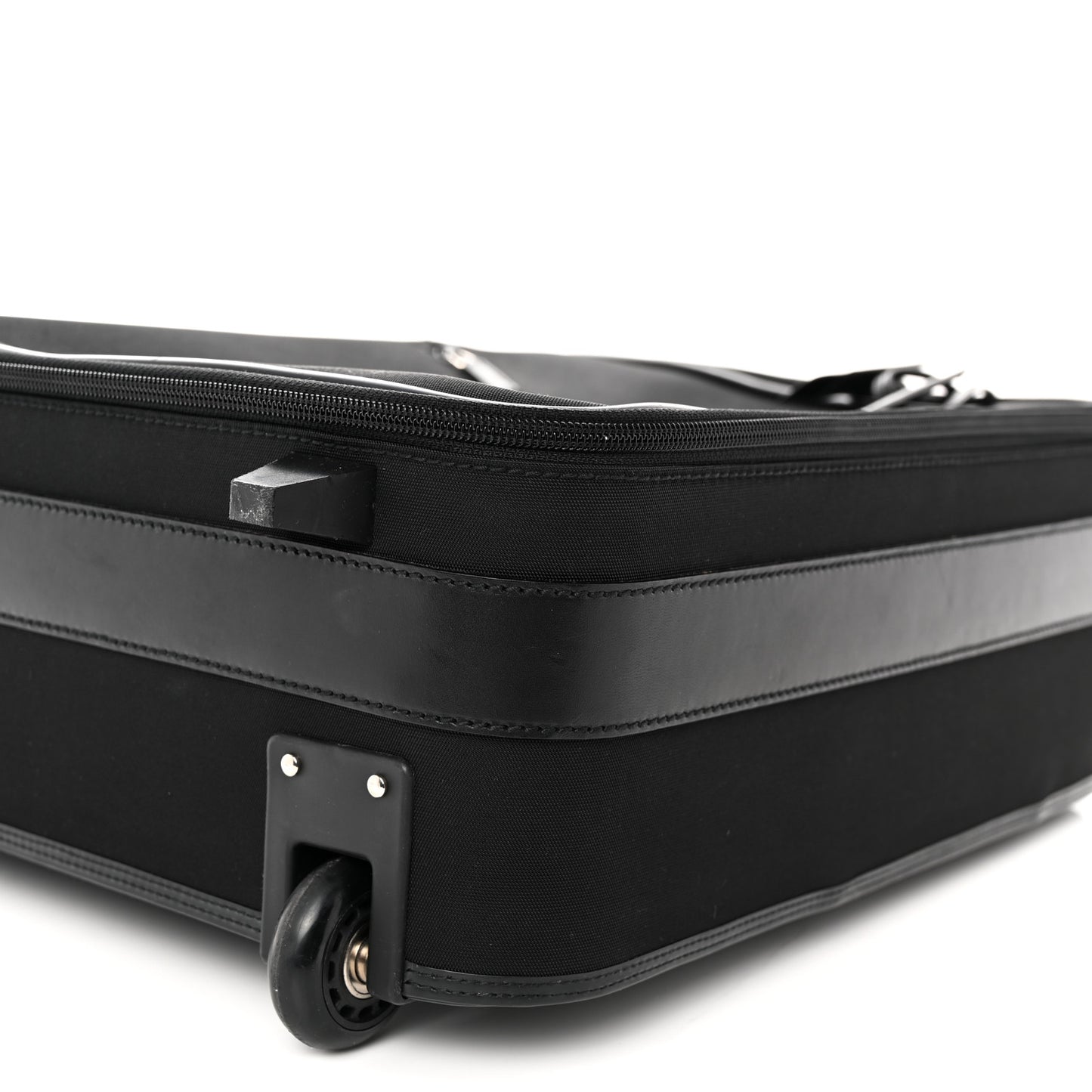 Canvas Carry On Trolley Black