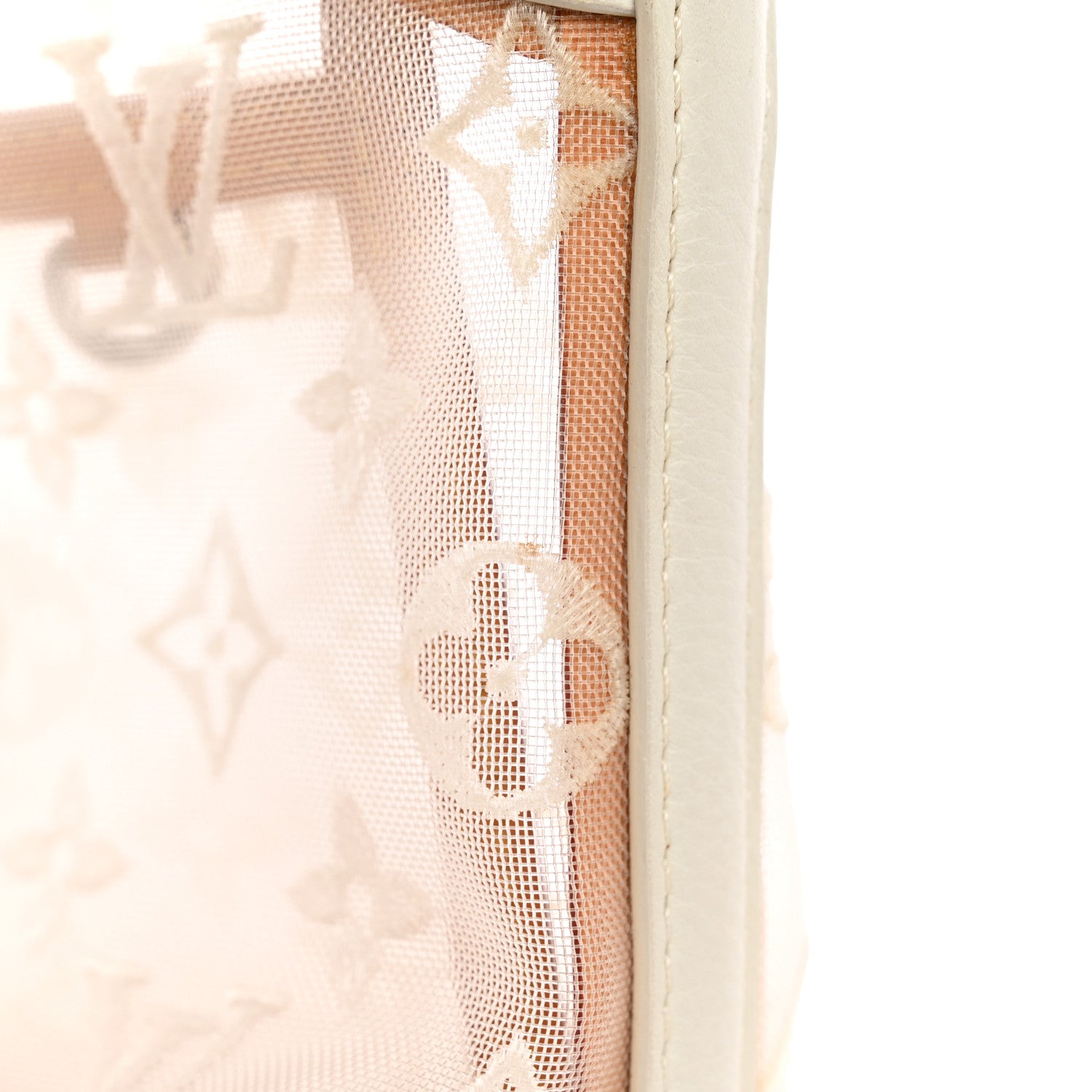 Louis Vuitton Monogram Transparence Transparent Lockit Clutch White 12 of 12