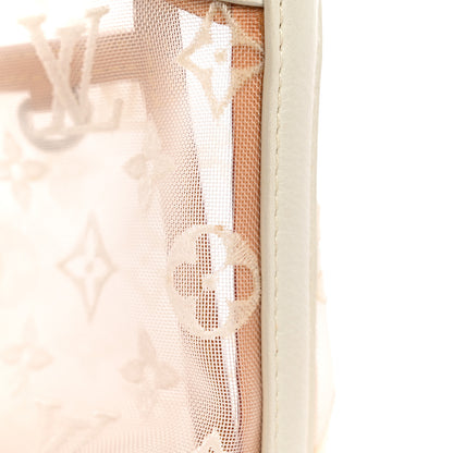 Louis Vuitton Monogram Transparence Transparent Lockit Clutch White 12 of 12
