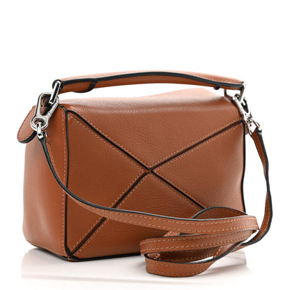 Loewe Calfskin Mini Puzzle Bag Tan 2 of 7