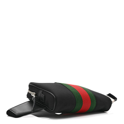 Gucci Canvas Web Slim Belt Bag Black 4 of 11