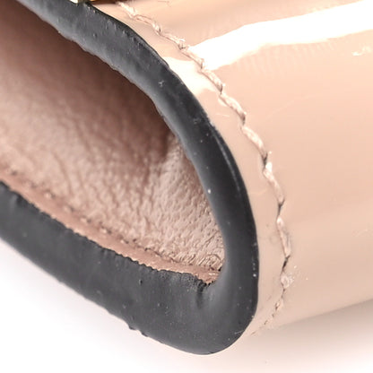 Jimmy Choo Patent Milla Wallet on Chain Powder Pink 8 of 10