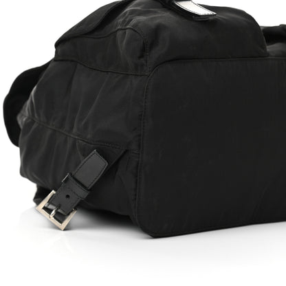 Prada Nylon Vela Medium Backpack Black 8 of 11