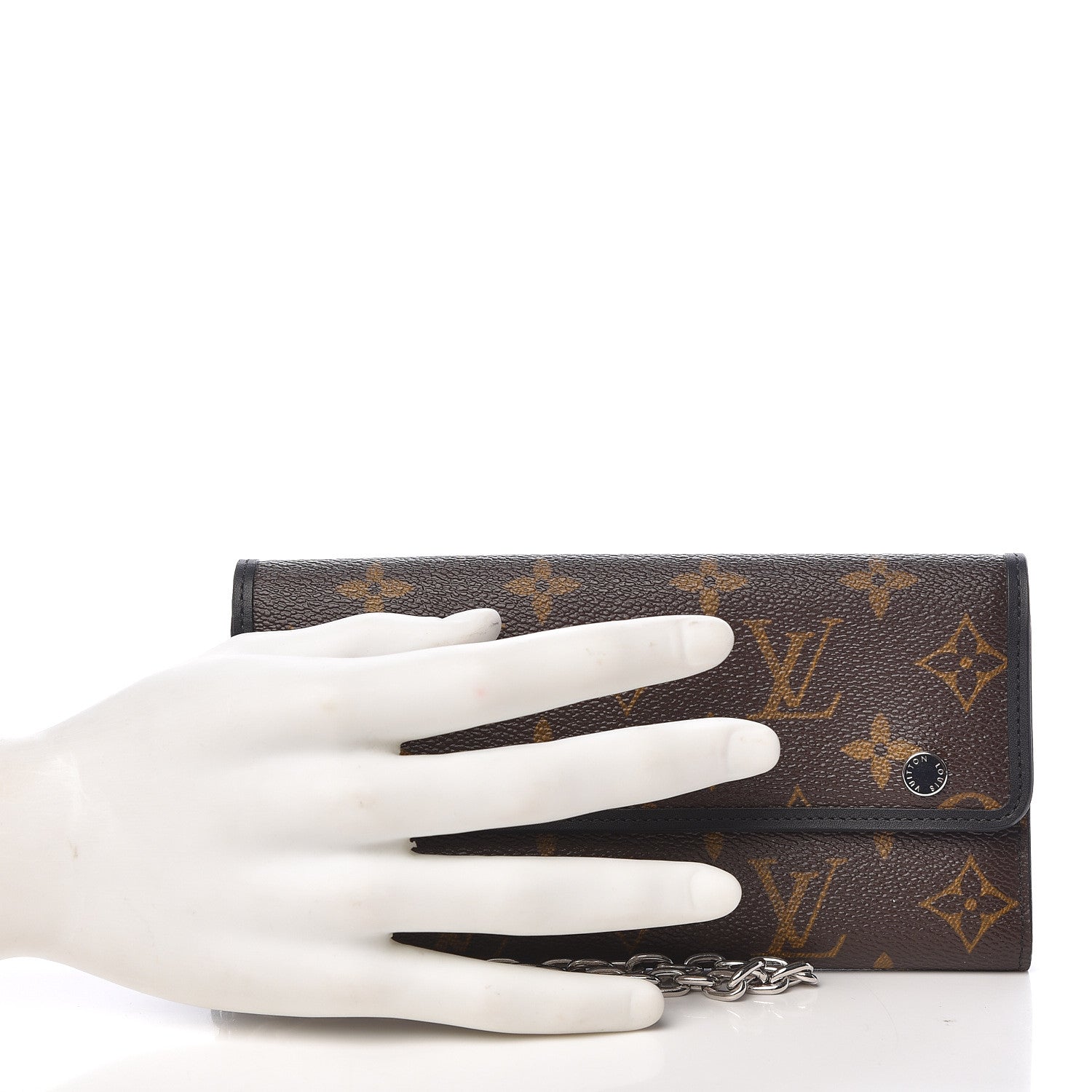 Louis Vuitton Monogram Macassar Long Wallet 2 of 6