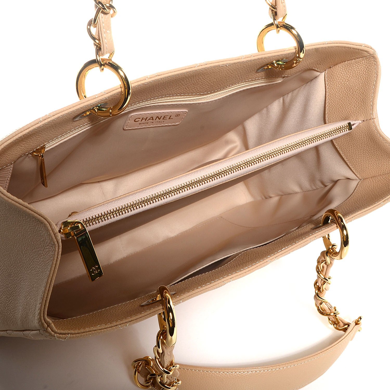 Chanel Caviar Grand Shopping Tote GST Beige Clair 5 of 8