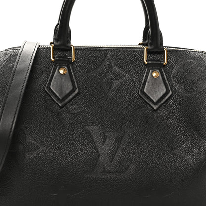 Louis Vuitton Empreinte Monogram Giant Speedy Bandouliere 25 Black 7 of 9