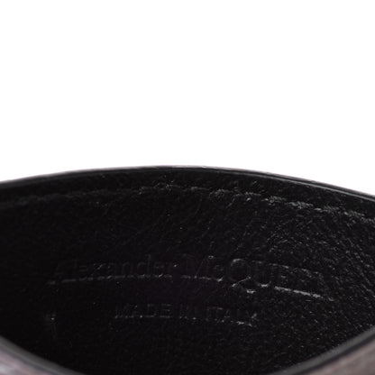 Alexander McQueen Calfskin Skull Card Holder Grey 6 of 9