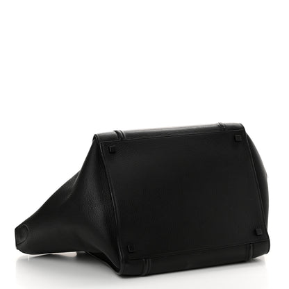 Celine Grained Calfskin Medium Phantom Luggage Black 4 of 13