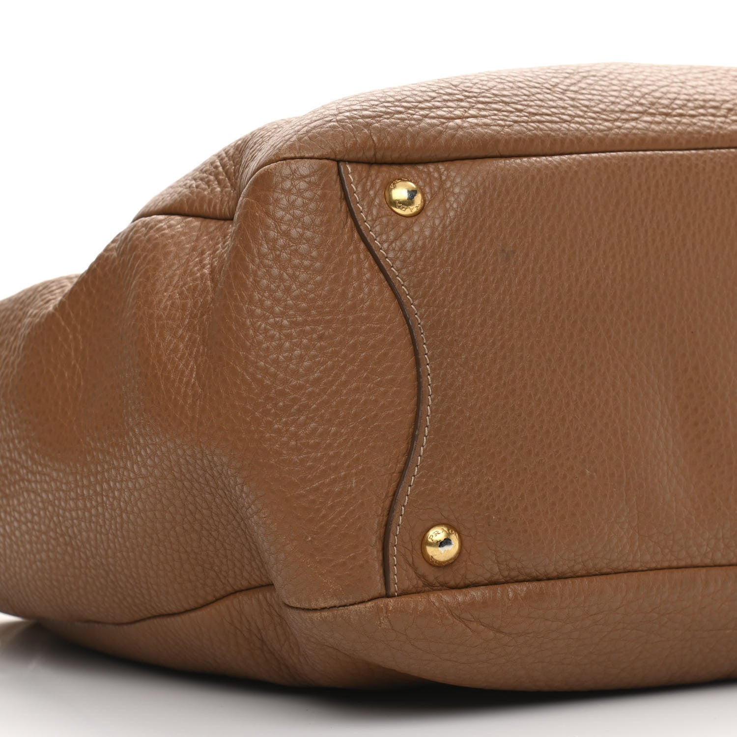 Prada Vitello Daino Side Pocket Hobo Cuoio 9 of 21