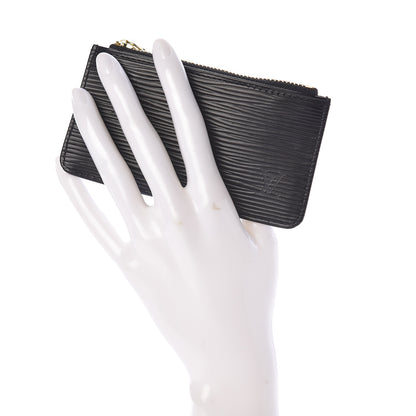 Louis Vuitton Epi Key Pouch Black 2 of 6