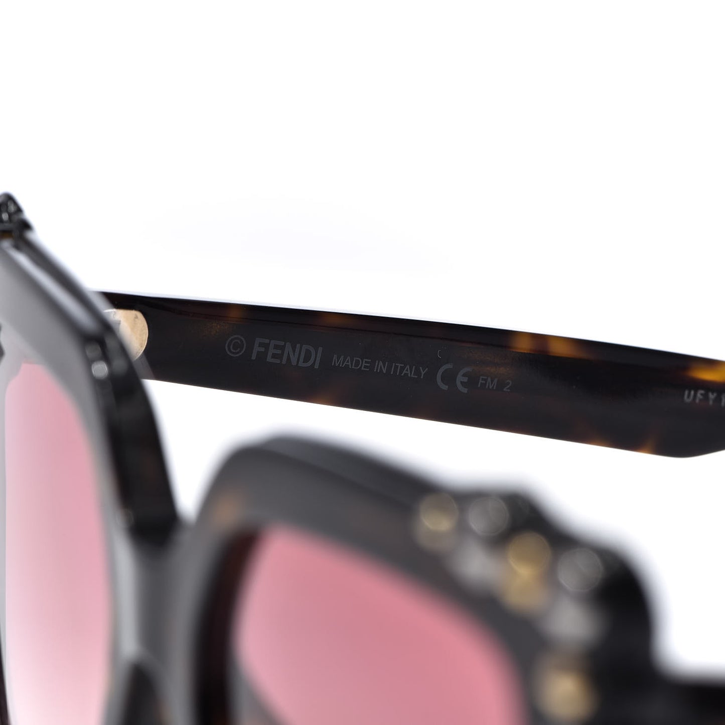 Studded Can Eye Sunglasses FF 0260/S Havana