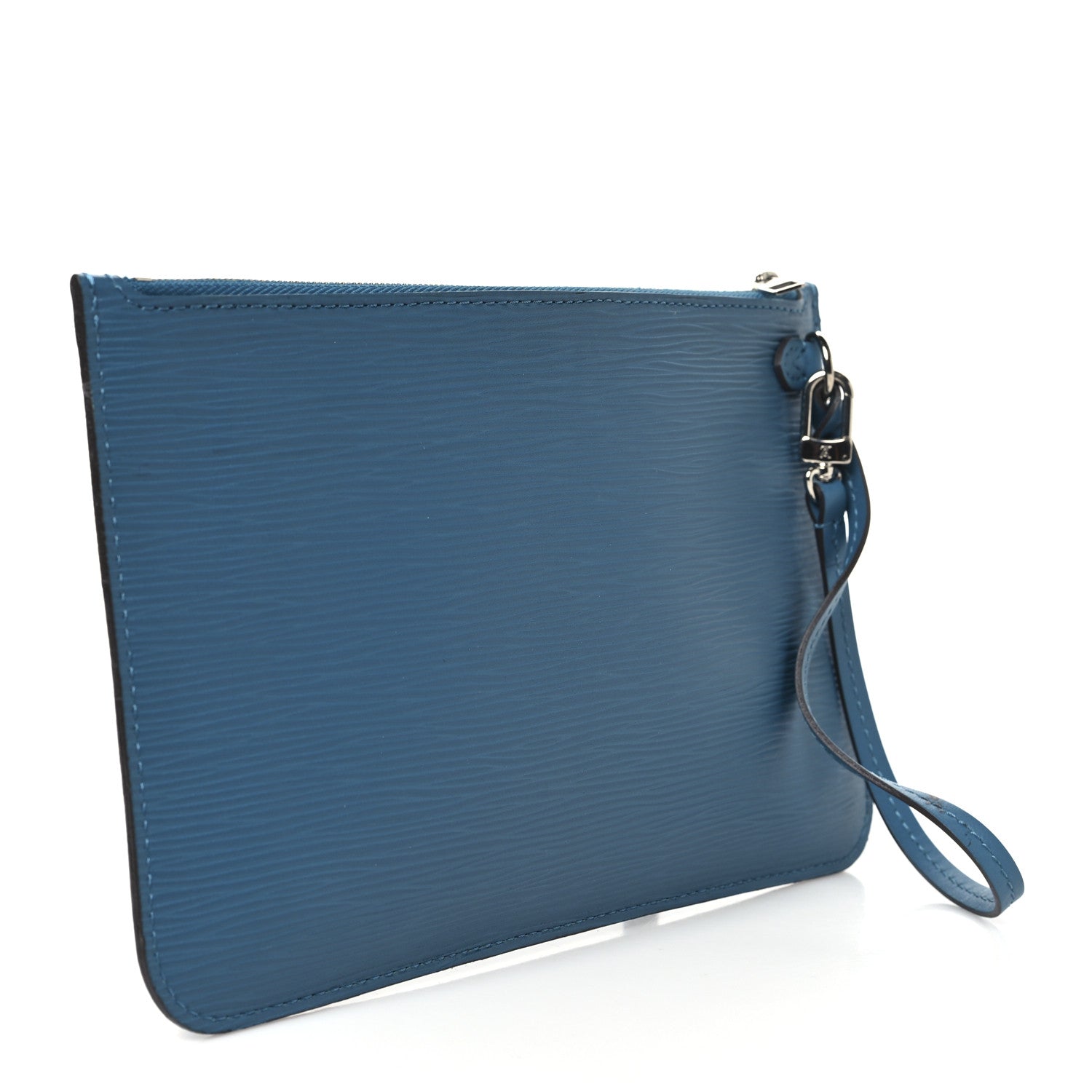 Louis Vuitton Epi Neverfull Pochette MM GM Cyan 3 of 7