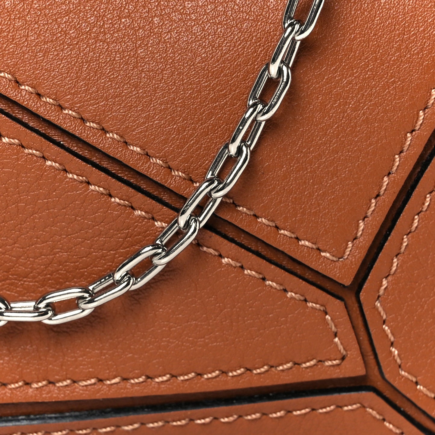 Calfskin Nano Puzzle Bag Tan