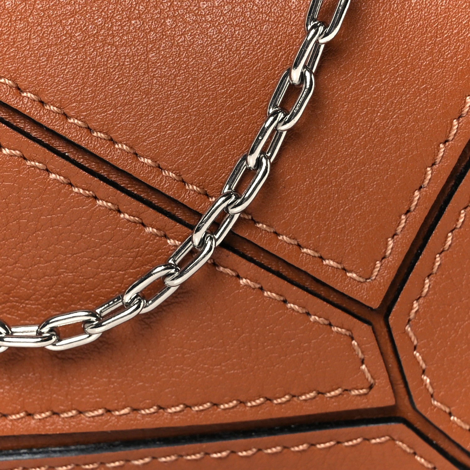 Loewe Calfskin Nano Puzzle Bag Tan 9 of 11