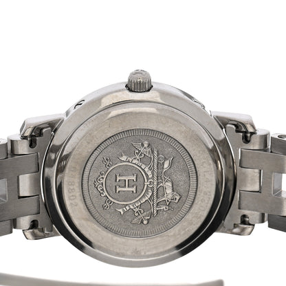 Hermes Stainless Steel 24mm Clipper Quartz Watch Gold 4 of 4