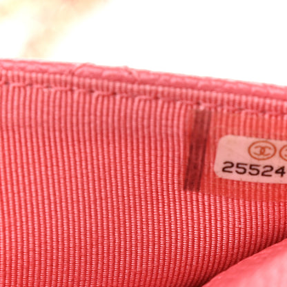 Chanel Caviar Quilted Wallet on Chain WOC Pink 7 of 13