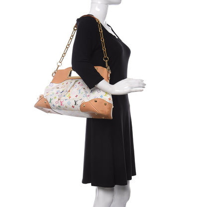 Louis Vuitton Monogram Multicolor Judy GM White 2 of 16