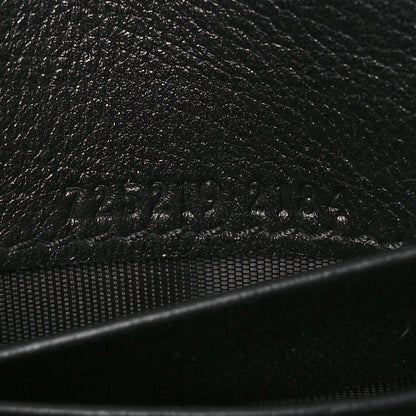 Gucci Roxy Calfskin Medium Blondie Chain Wallet Black 7 of 11