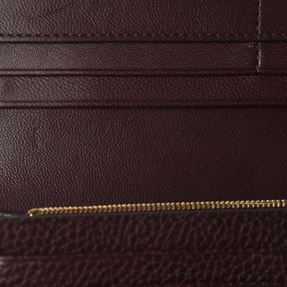 Mulberry Natural Grain Calfskin Continental Wallet Oxblood 9 of 9