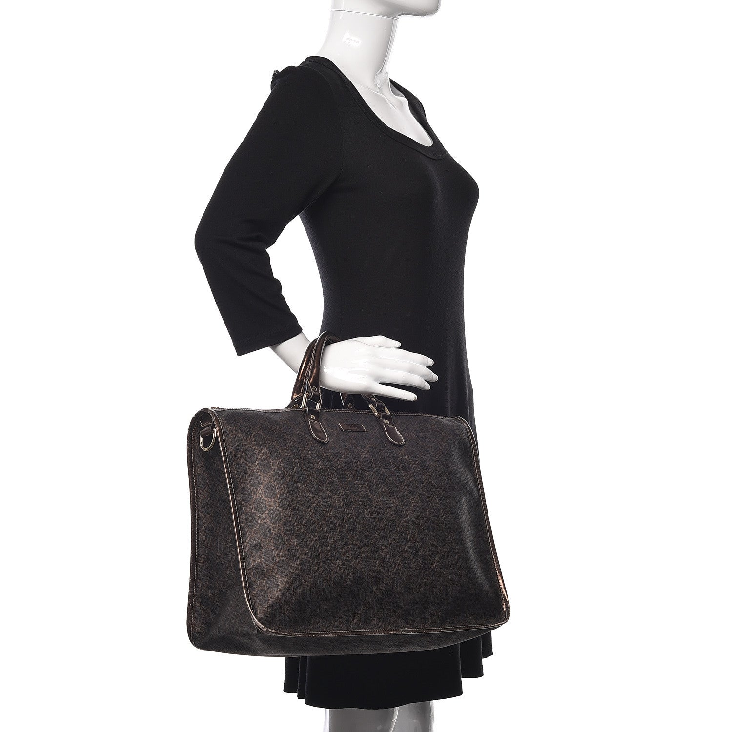 Gucci GG Plus Monogram Medium Joy Tote Bag Brown 2 of 19