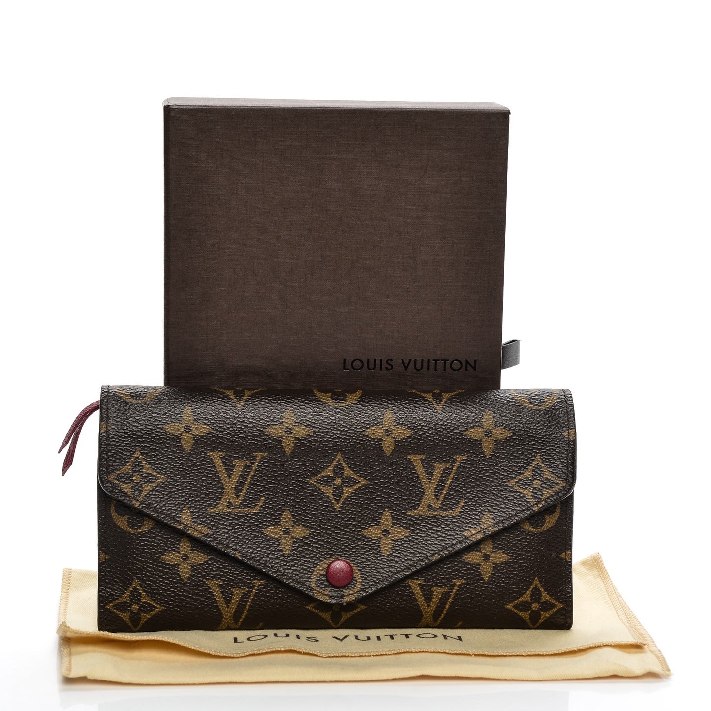 Monogram Josephine Wallet Fuchsia