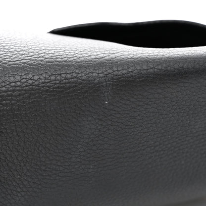 Valentino Garavani Grained Calfskin Rockstud Saddle Bag Black 10 of 12
