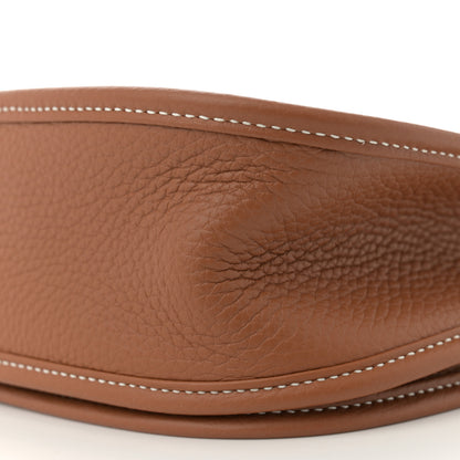 Hermes Taurillon Clemence Evelyne III PM Gold 10 of 11