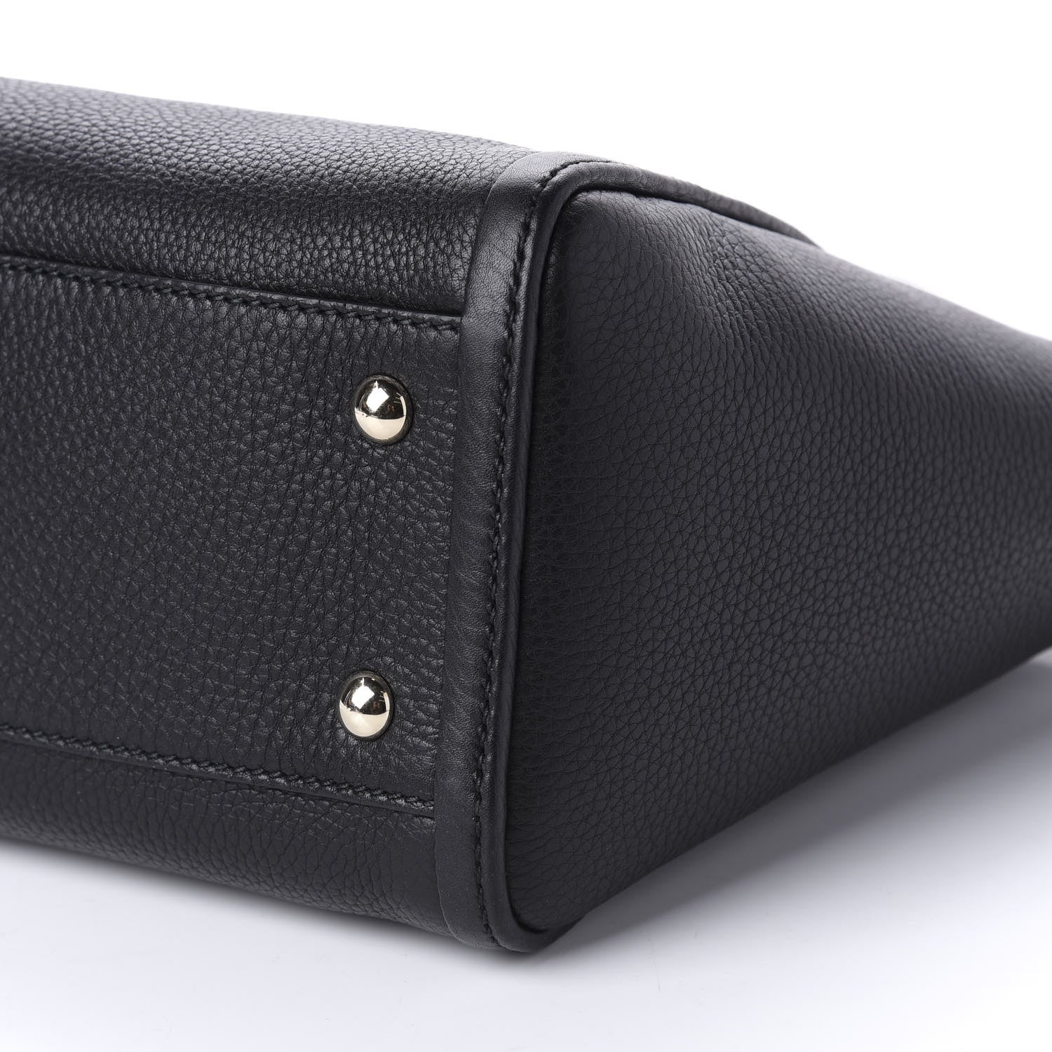 Gucci Pebbled Calfskin Small Soho Top Handle Bag Black 8 of 11